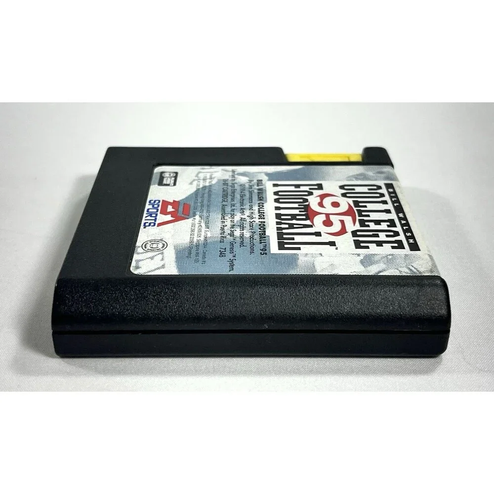 Bill Walsh College Football 95 Sega Genesis 1994 EA Sports Cartridge Tested